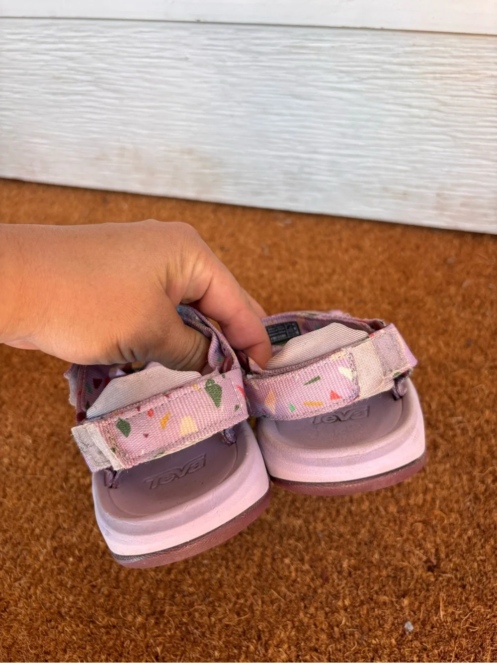 Teva Hurricane Print Terrazo Print Orchid